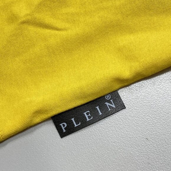 NEW PHILIPP PLEIN Men's Graphic T-Shirt – Size XL – Yellow – NWT - Picture 2 of 7